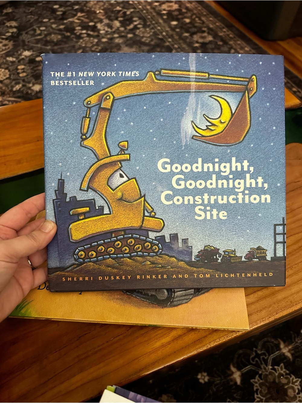 Goodnight, Goodnight, Construction Site — Blue & Yellow Children's Book